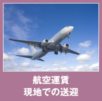 航空運賃 現地での送迎