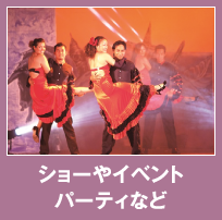 ショーやイベントパーティなど
