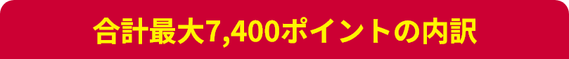 合計最大7,400ポイントの内訳